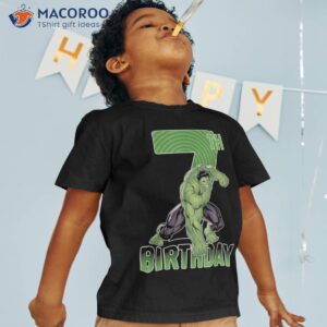 marvel hulk smash 7th birthday graphic shirt tshirt