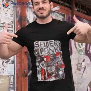 marvel spider man across the spider verse spider punk shirt tshirt 1