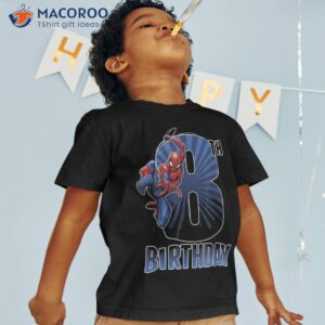 Marvel Spider-man Swinging 8th Birthday Graphic Shirt