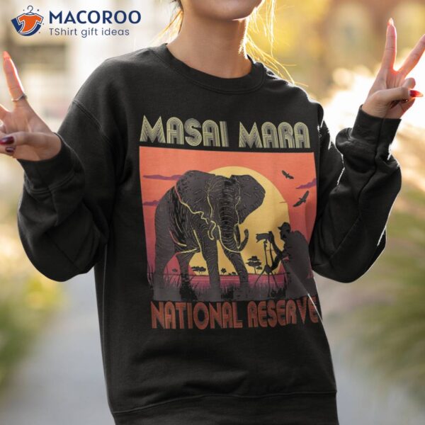 Masai Mara Elephant National Reserve Kenya Safari Tour Shirt
