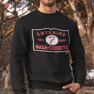 masataka yoshida entering masa chusetts shirt sweatshirt