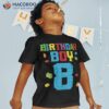 Master Builder 8th Birthday Boy 8 Eight Year Building Bricks Shirt