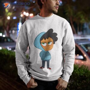 Max In Blue Hoodie Camp Camp Shirt 2 max in blue hoodie camp camp shirt sweatshirt