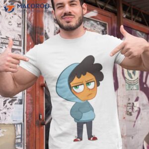 max in blue hoodie camp camp shirt tshirt 1