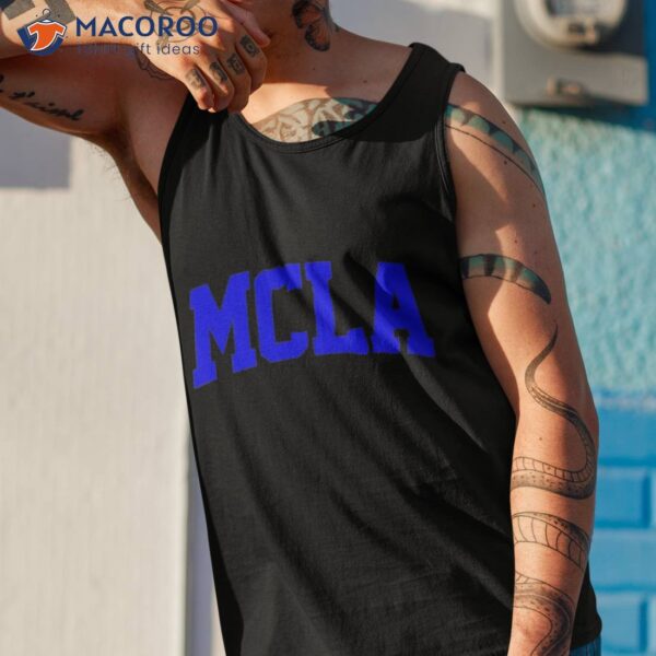 Mcla Arch Vintage Retro College Athletic Sports Shirt