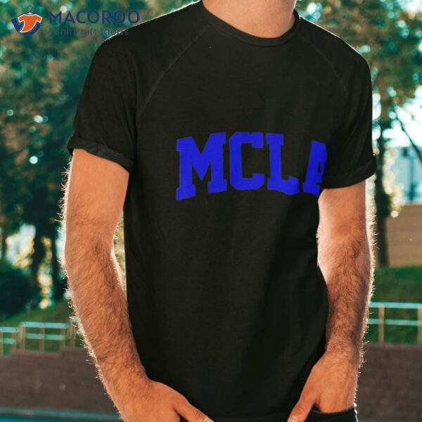 Mcla Arch Vintage Retro College Athletic Sports Shirt