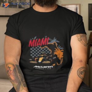 mclaren f1 team 2023 f1 miami grand prix t shirt tshirt