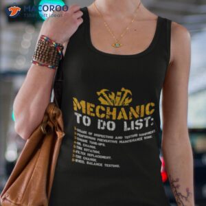 mechanic to do list cool mechanic shirt tank top 4