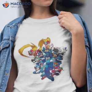 mega mans 35th anniversary artwork shirt tshirt