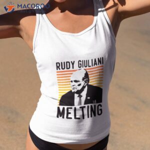 melting rudy giuliani retro colored shirt tank top 2