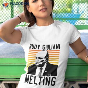 melting rudy giuliani retro colored shirt tshirt 1