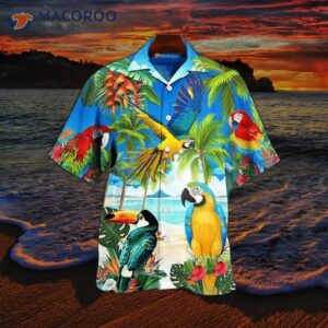 mens retro cars print lapel chest pocket short sleeve aloha hawaiian shirt 1