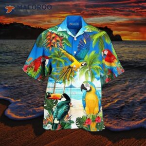 mens retro cars print lapel chest pocket short sleeve aloha hawaiian shirt 2