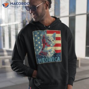 meowica cat 4th of july patriotic american flag gift shirt hoodie 1