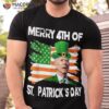 Merry 4th Of St Patrick’s Day Funny Joe Biden July Shirt