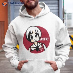 mfc kfc logo inspired mako mankanshoku kill la kill fried croquettes modern circle shirt hoodie