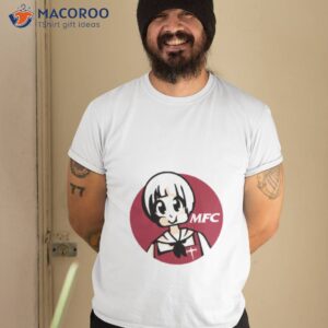 mfc kfc logo inspired mako mankanshoku kill la kill fried croquettes modern circle shirt tshirt 2