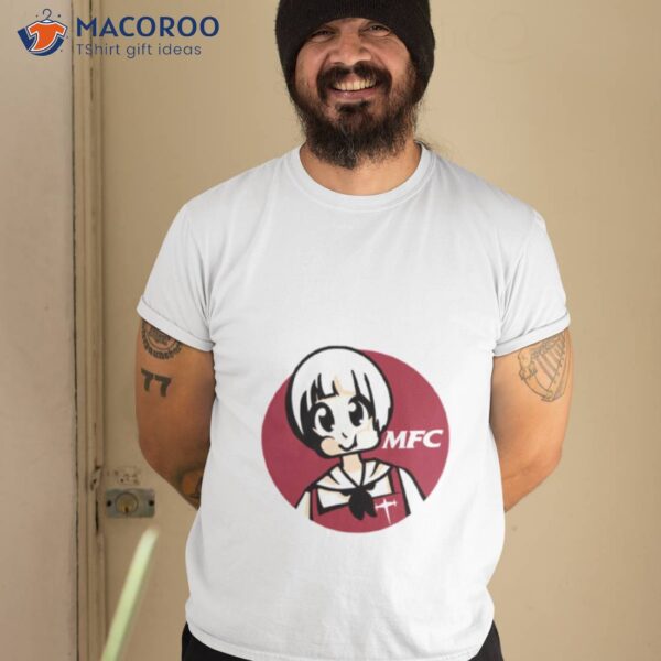 Mfc Kfc Logo Inspired Mako Mankanshoku Kill La Kill Fried Croquettes Modern Circle Shirt