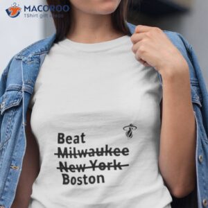 miami heat beat milwaukee new york boston shirt tshirt