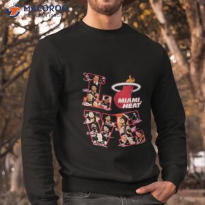 miami heat players love fans 2023 signatures shirt sweatshirt