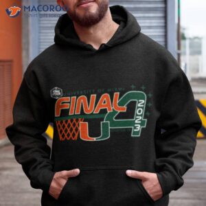 miami hurricanes 2023 university of miami final four shirt hoodie