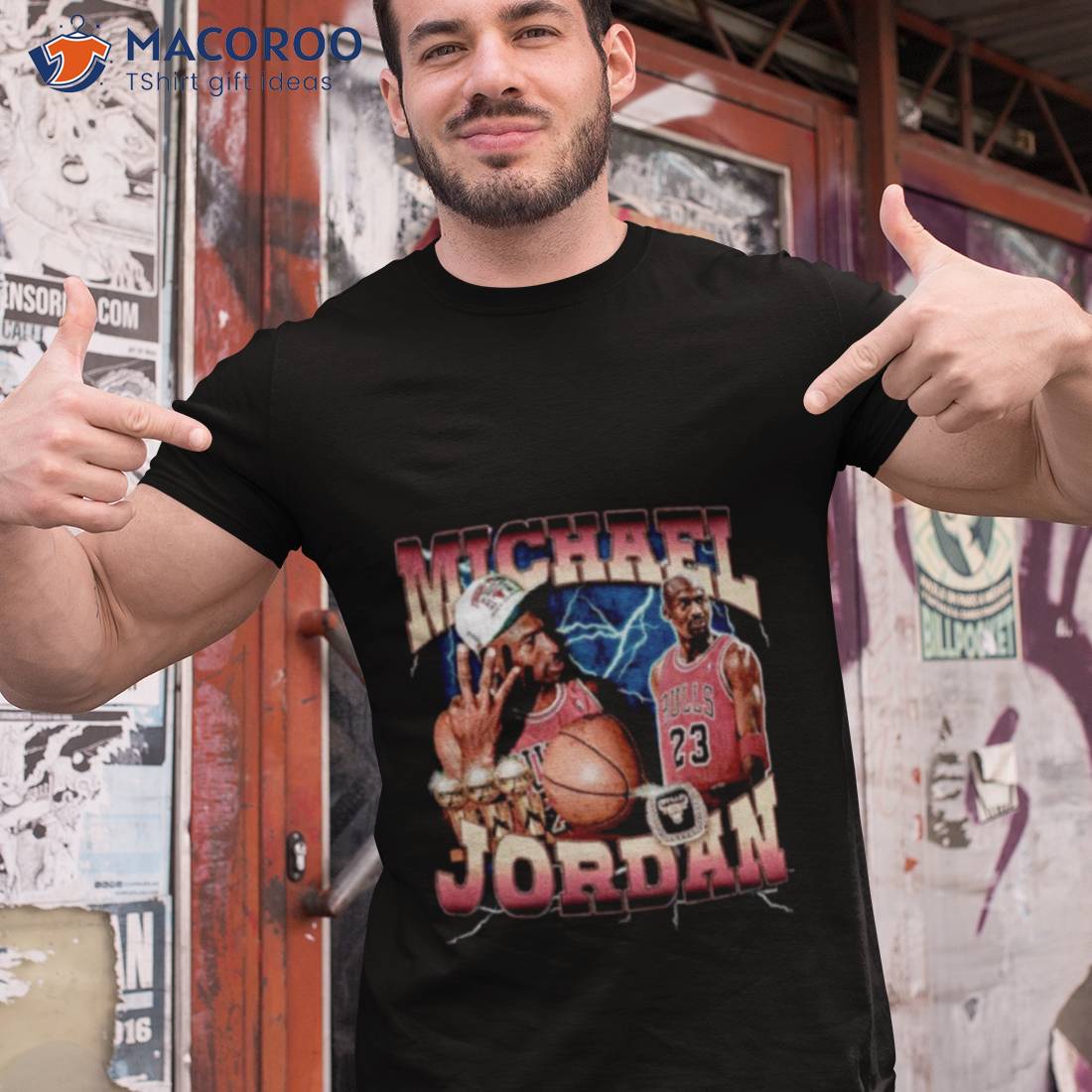 Michael Jordan 3peashirt