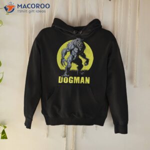 Michigan Dogman Cryptid Research Full Moon Shirt