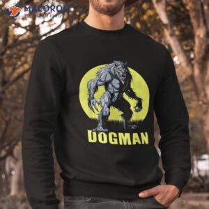 michigan dogman cryptid research full moon shirt sweatshirt