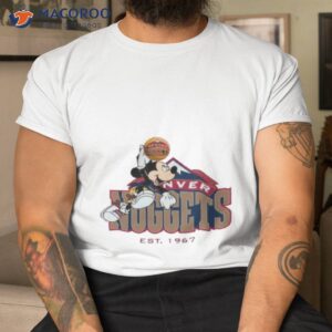 mickey denver nuggets dunk basketball 2023 shirt tshirt