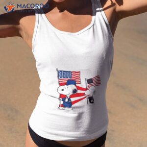 Military Snoopy American Flag Shirt 3 military snoopy american flag shirt tank top 2