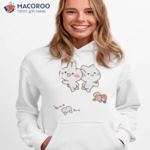 mimi and neko peaches shirt hoodie 1