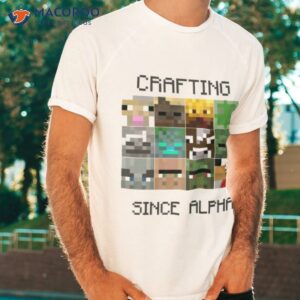 Minecraft Crafting Since Alpha T-Shirt