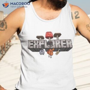 minecraft explorer shirt tank top 3