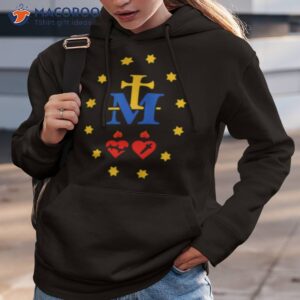 Miraculous Medal Catholic Holy Mary Sacred Heart J Shirt 1 miraculous medal catholic holy mary sacred heart j shirt hoodie 3