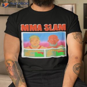 mma slam cejudo vs johnson shirt tshirt 1