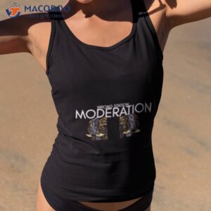 moderation design black mirror shirt tank top 2