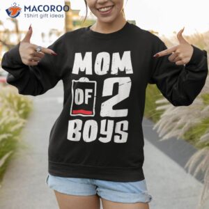 mom of 2 boys shirt gift from son mothers day birthday sweatshirt 1