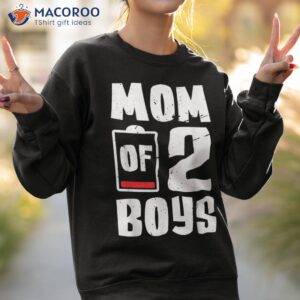 mom of 2 boys shirt gift from son mothers day birthday sweatshirt 2