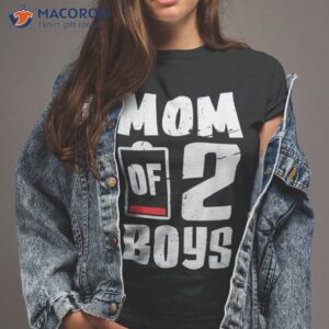 mom of 2 boys shirt gift from son mothers day birthday tshirt 2