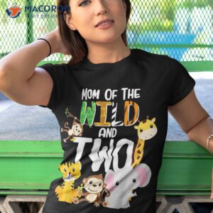 mom of the wild and two zoo theme birthday safari jungle shirt tshirt 1