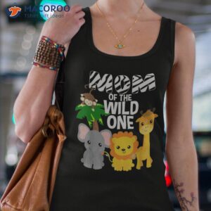 mom of the wild one zoo theme birthday safari jungle animal shirt tank top 4