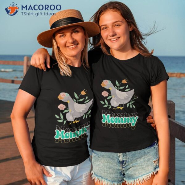 “mommy” Mother And Baby Duck T-Shirt