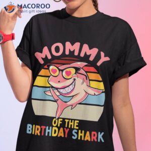 Grandma Of The Baby Birthday Shark Shirt
