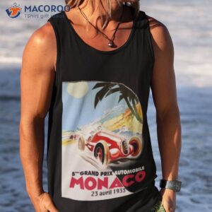 monaco grand prix posters and art prints shirt tank top