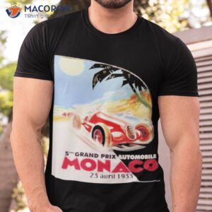 monaco grand prix posters and art prints shirt tshirt