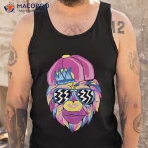 monkey colour hat cool inspiration store motif graphic desig shirt tank top