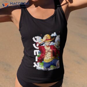 monkey d luffy japanese one piece manga anime series shirt tank top 2