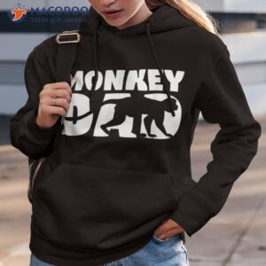 monkey dad shirt zoo animal lover gift for father hoodie 3