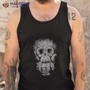 monkey head pirate monkey shirt gift skull tank top