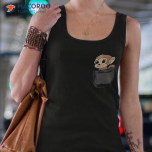 monkey in pocket funny animal lover gift shirt tank top 4